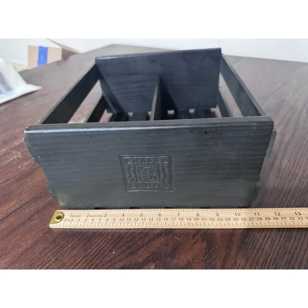 Napa‎ Valley Wooden Wine Crate Bottle Holder Rustic Farmhouse Decor Cottagecore